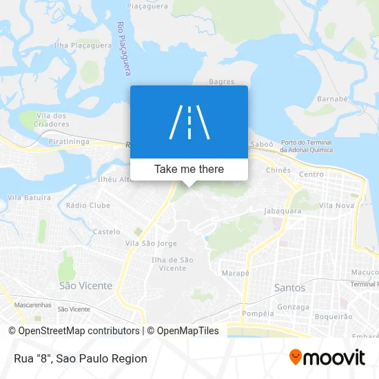 Rua "8" map