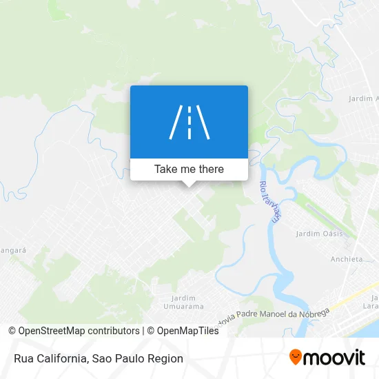 Rua California map