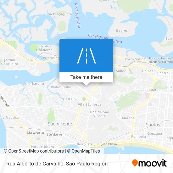 Rua Alberto de Carvalho map