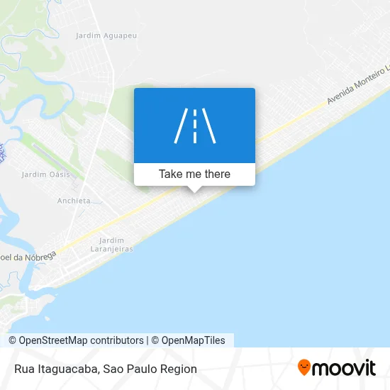 Rua Itaguacaba map