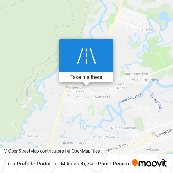 Rua Prefeito Rodolpho Mikulasch map