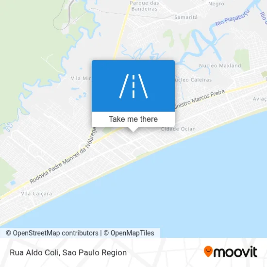 Rua Aldo Coli map