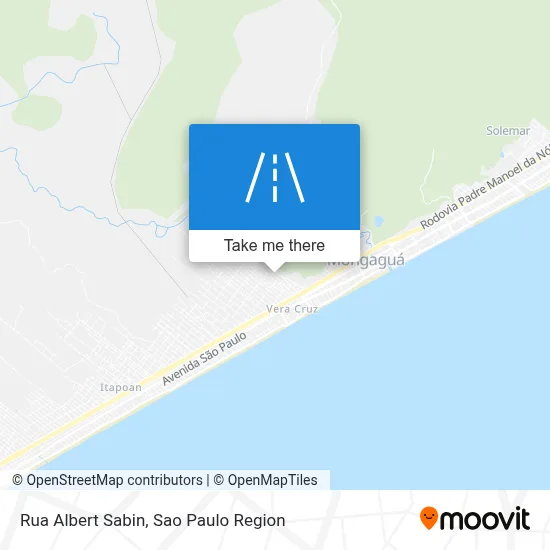 Rua Albert Sabin map
