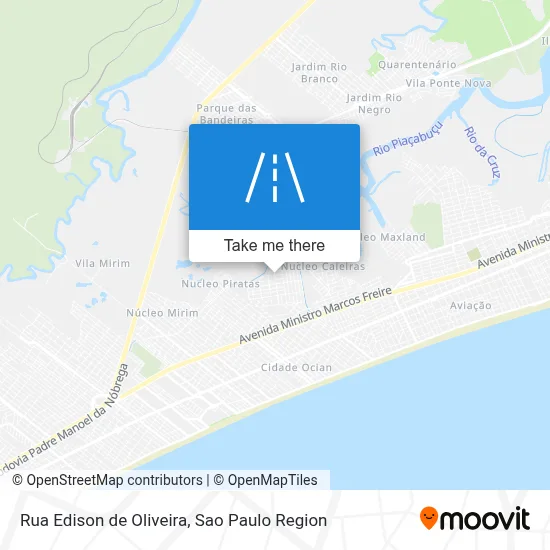 Rua Edison de Oliveira map