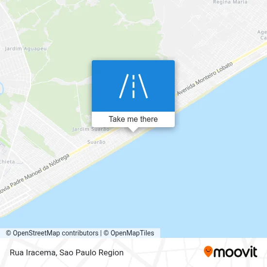 Rua Iracema map