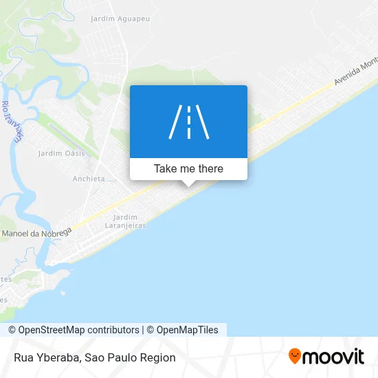 Rua Yberaba map