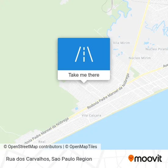 Rua dos Carvalhos map