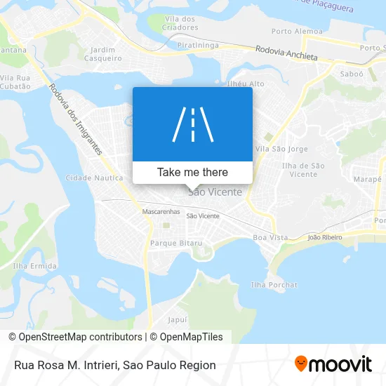 Rua Rosa M. Intrieri map