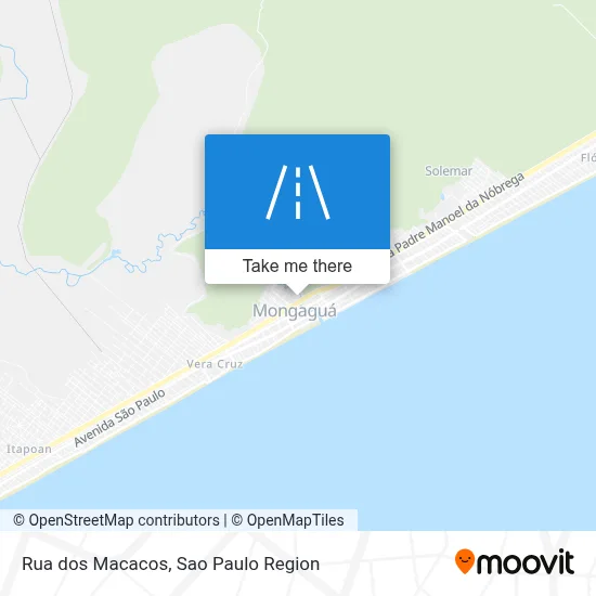 Rua dos Macacos map