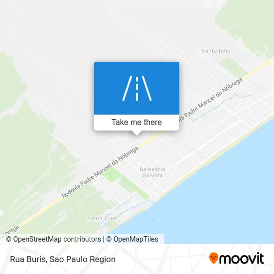 Rua Buris map