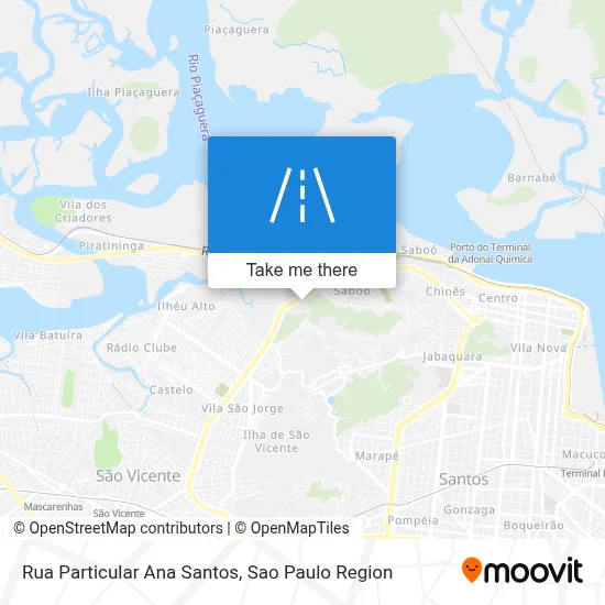 Rua Particular Ana Santos map