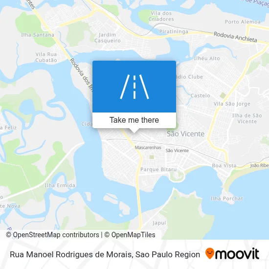 Rua Manoel Rodrigues de Morais map