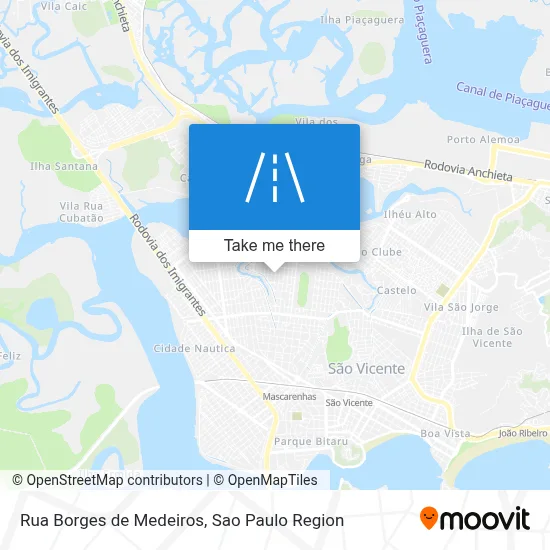 Rua Borges de Medeiros map