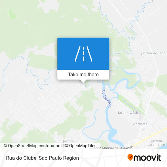 Rua do Clube map