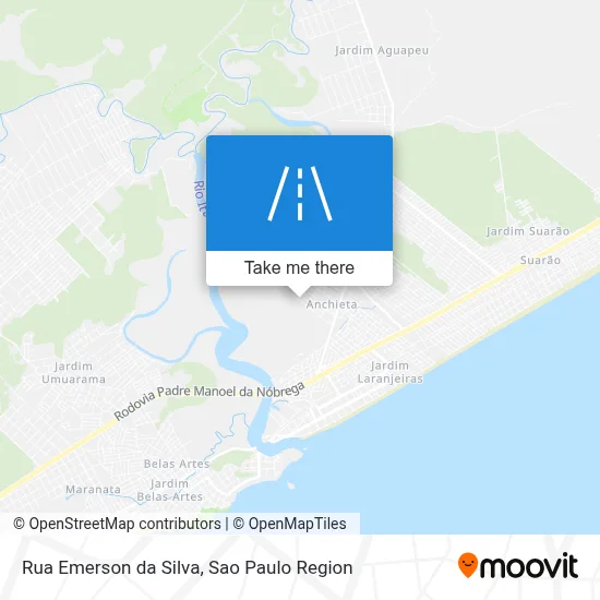 Rua Emerson da Silva map