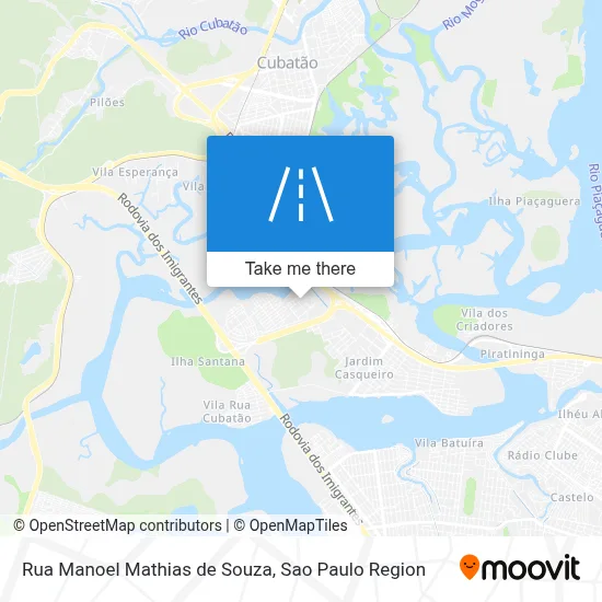 Rua Manoel Mathias de Souza map