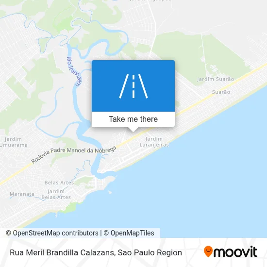 Rua Meril Brandilla Calazans map