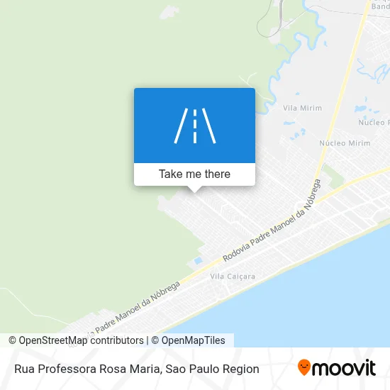 Rua Professora Rosa Maria map