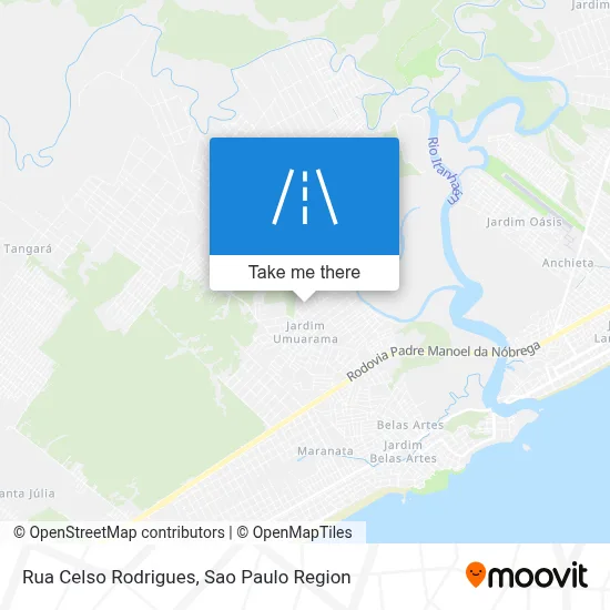 Rua Celso Rodrigues map