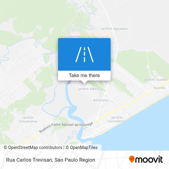 Rua Carlos Trevisan map
