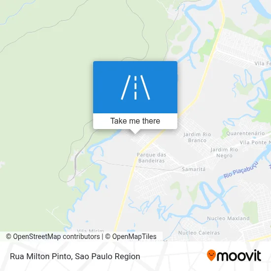 Rua Milton Pinto map