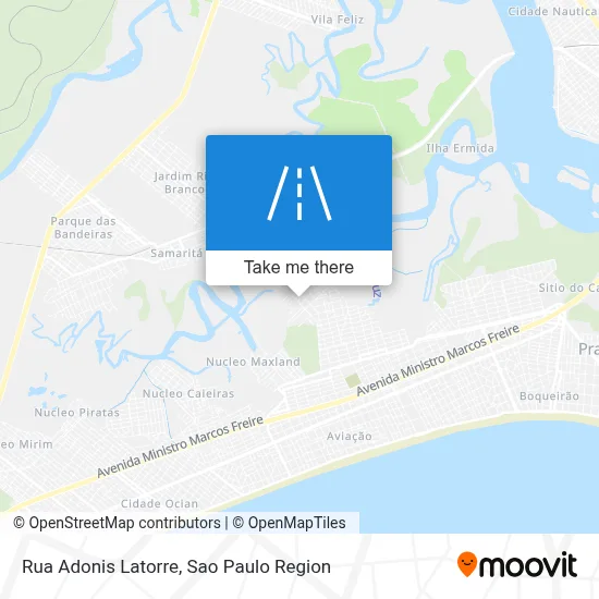 Rua Adonis Latorre map