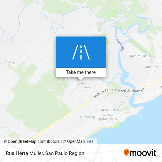 Rua Herta Muller map