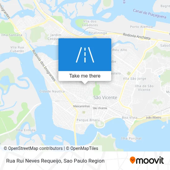 Rua Rui Neves Requeijo map