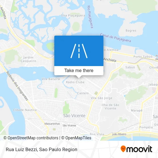 Rua Luiz Bezzi map