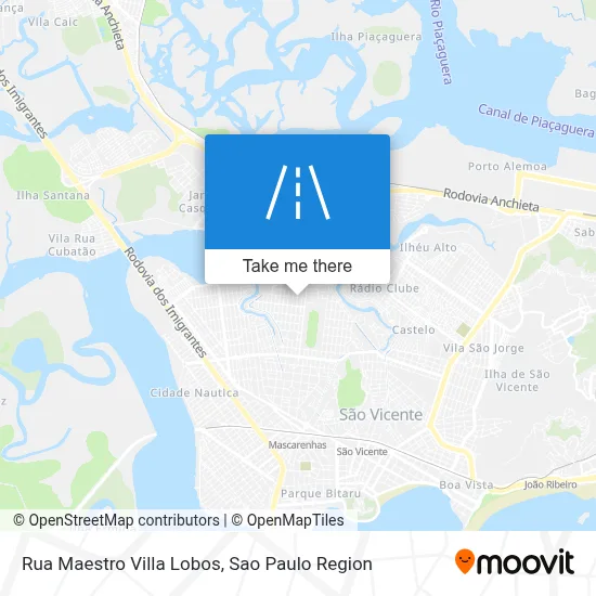 Rua Maestro Villa Lobos map