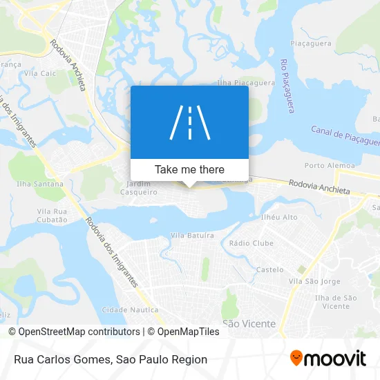 Rua Carlos Gomes map
