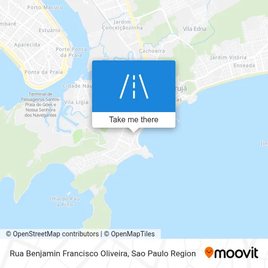 Rua Benjamin Francisco Oliveira map