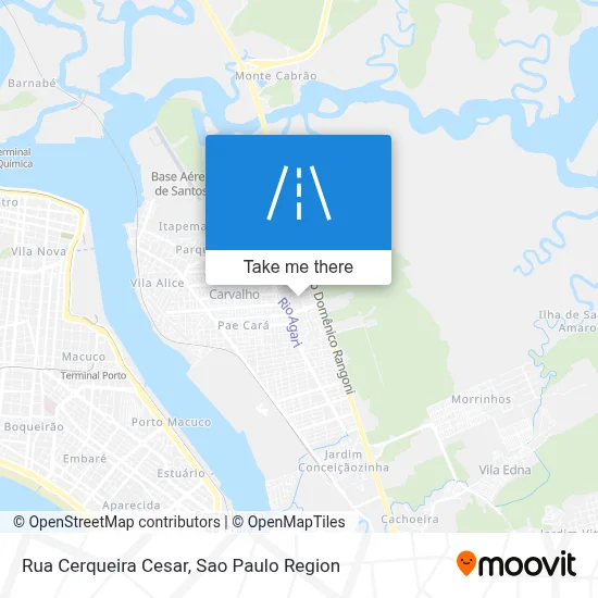 Rua Cerqueira Cesar map