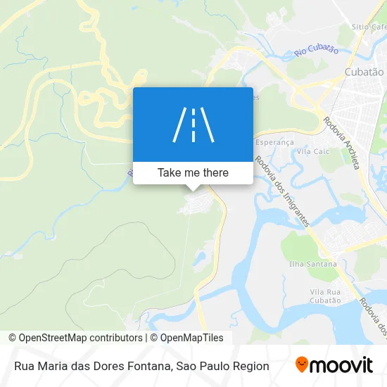 Rua Maria das Dores Fontana map