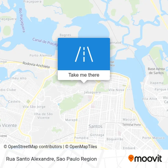 Rua Santo Alexandre map