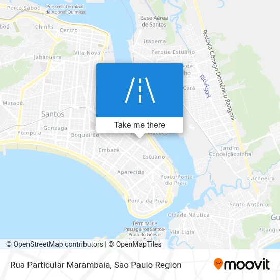 Rua Particular Marambaia map