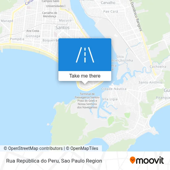 Rua República do Peru map