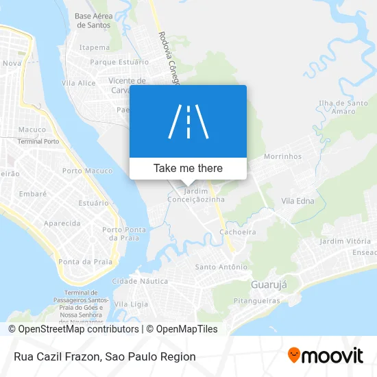 Rua Cazil Frazon map