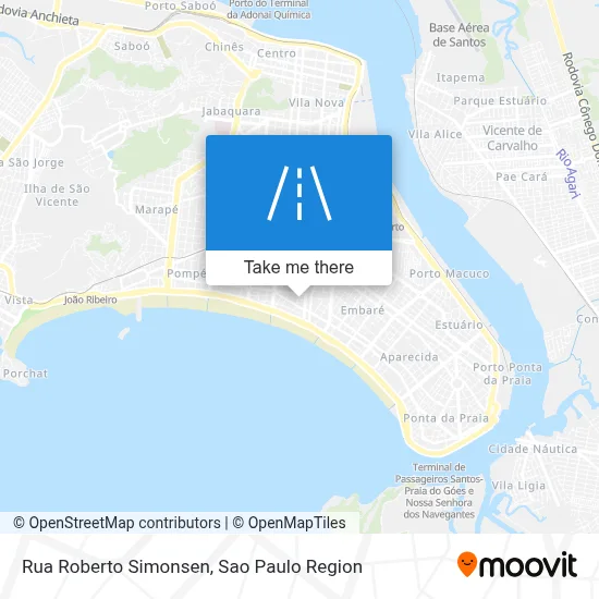 Rua Roberto Simonsen map