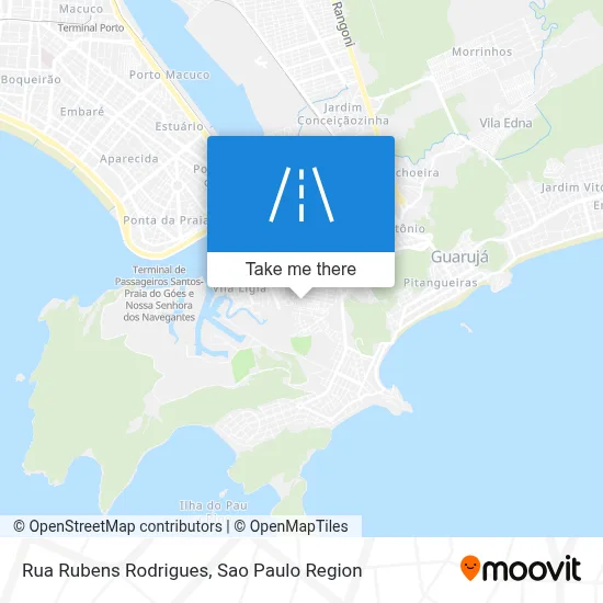 Rua Rubens Rodrigues map