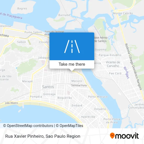Rua Xavier Pinheiro map