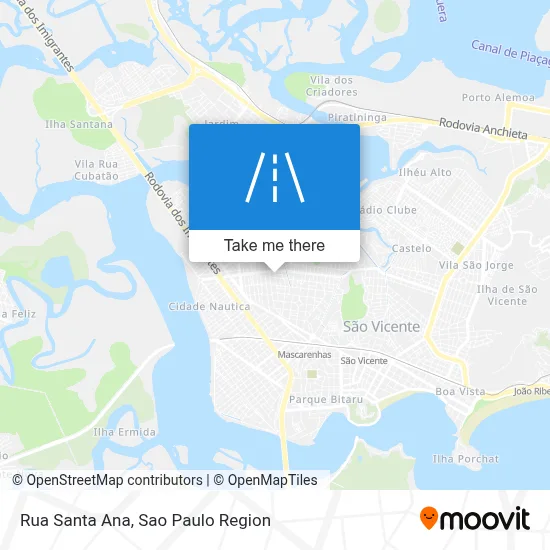 Rua Santa Ana map