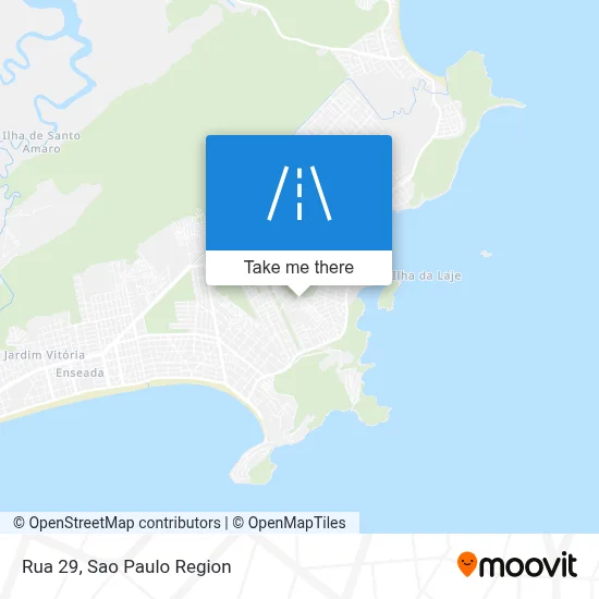 Rua 29 map