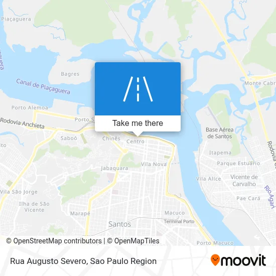 Rua Augusto Severo map