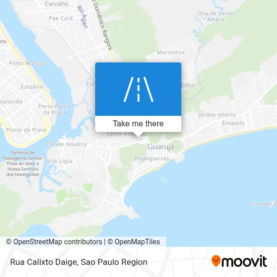 Rua Calixto Daige map
