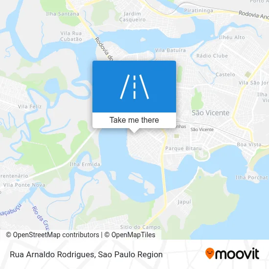 Rua Arnaldo Rodrigues map