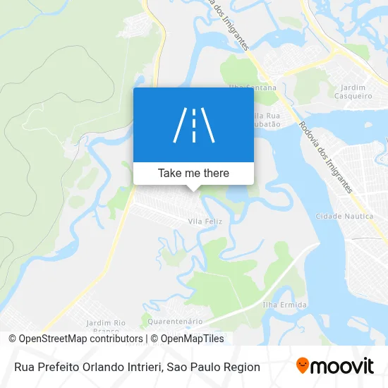 Rua Prefeito Orlando Intrieri map