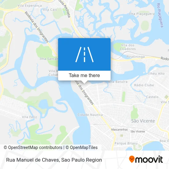 Rua Manuel de Chaves map