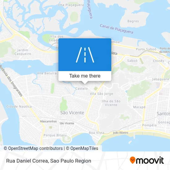 Rua Daniel Correa map
