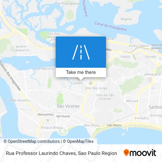 Rua Professor Laurindo Chaves map
